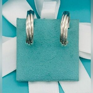 Tiffany & Co Silver Hoop Earrings - Paloma's Melody